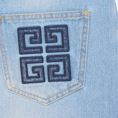 (W) ジバンシィ SS23 ブルー カジュアルスカート 刺繍ロゴ入り. BW40KR5Y5V-452 Sizing (W) ジバンシィ SS23 ブルー カジュアルスカート 刺繍ロゴ入り. BW40KR5Y5V-452