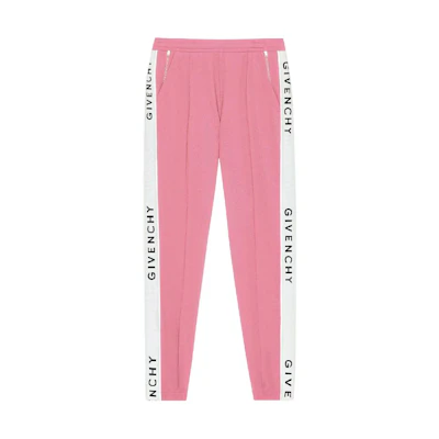 (Women) Givenchy SS23 Colorblock Logo Print Sweatpants Pink. BW50XU30WX-670