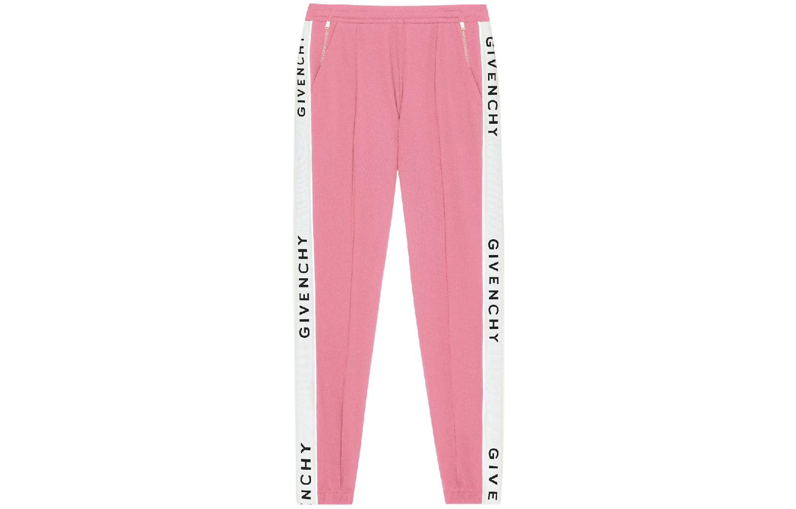 Order (W) Givenchy Celana Panjang Warna Blok Logo Print Pink SS23. BW50XU30WX-670