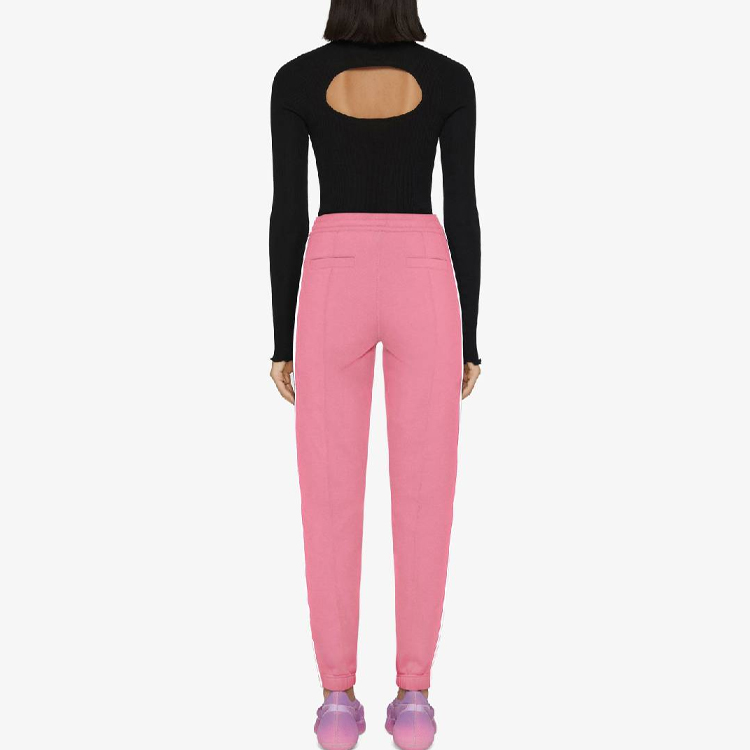 Shop (W) Givenchy Celana Panjang Warna Blok Logo Print Pink SS23. BW50XU30WX-670