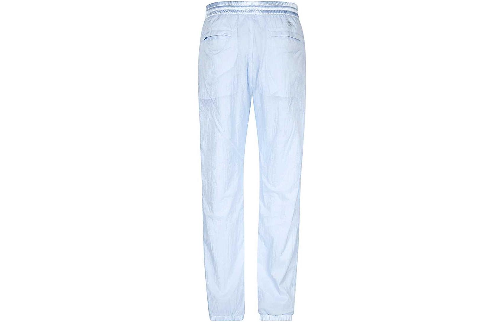 Lookbook (W) 纪梵希SS23弹力腰直筒休闲裤蓝色 BW50UD141B-453