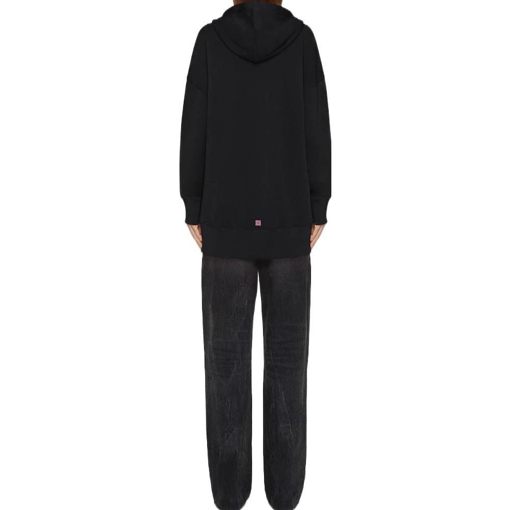 Shop (W) ジバンシィ SS23 ロゴプリント フーディ ブラック BWJ01Z3YCT-001