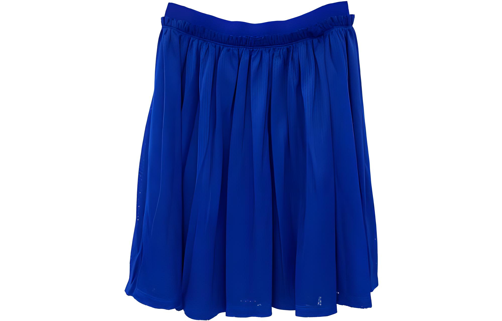 (Women) Givenchy SS23  Solid Color Ruffle Mesh Hollow Casual Long Skirt BW400K301A-422