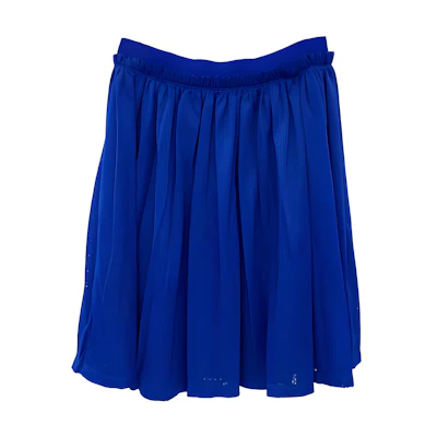(Women) Givenchy SS23 Solid Color Ruffle Mesh Hollow Casual Long Skirt BW400K301A-422