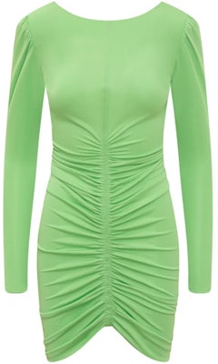 (W) ジバンシィ SS23 ソリッドプリーツ ロングスリーブドレス グリーン BW21NP30ZH-322 Lookbook (W) ジバンシィ SS23 ソリッドプリーツ ロングスリーブドレス グリーン BW21NP30ZH-322