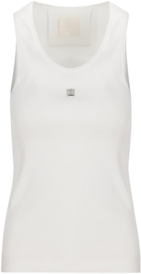 (Women) GIVENCHY SS23 White 4G Solid Metal Slim Casual Tank Top. BW70CH30ZL-100 Buy (Women) GIVENCHY SS23 White 4G Solid Metal Slim Casual Tank Top. BW70CH30ZL-100
