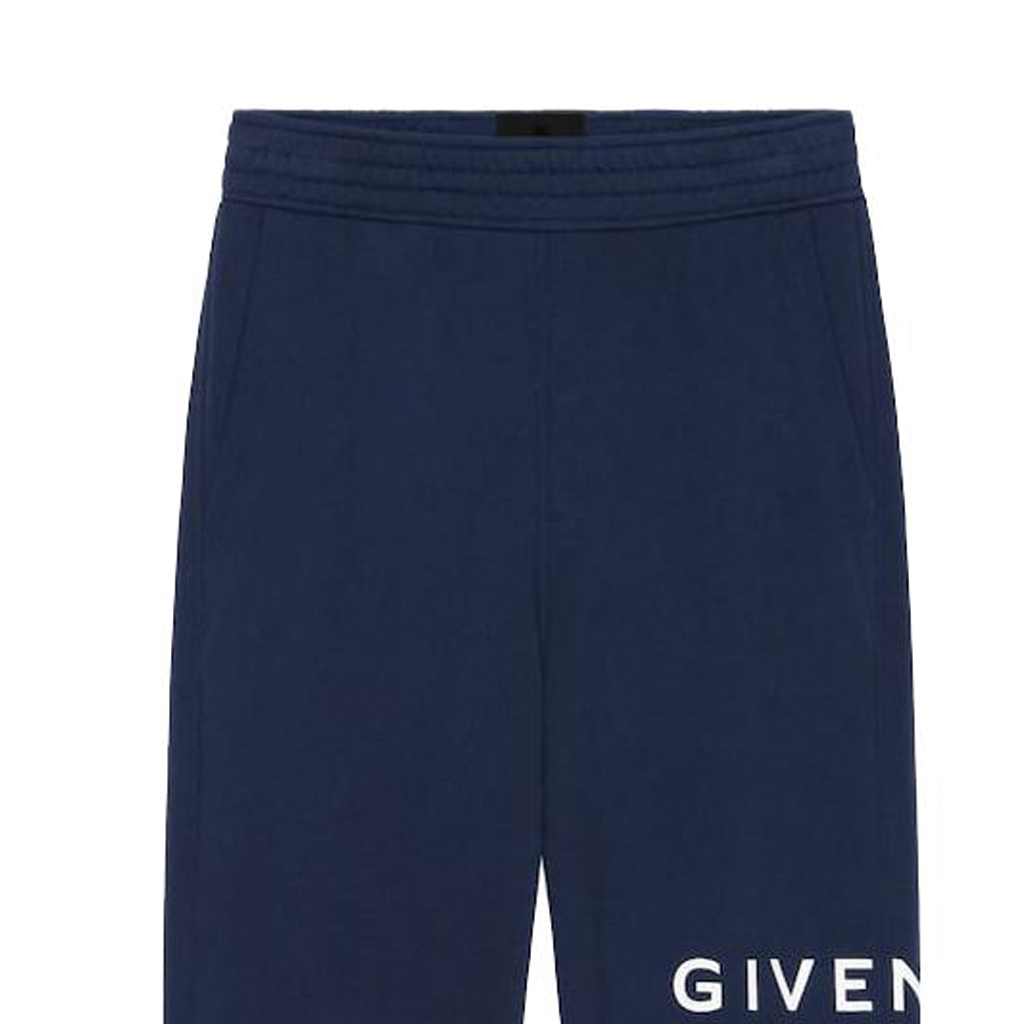 Details for (Women) Givenchy SS23 Archetype Navy Jogger Sweatpants with Logo Print - . BW50VZ3YAC-499