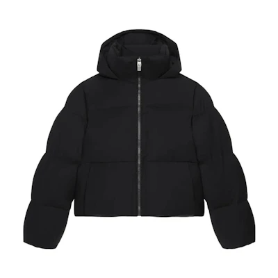 (Women) Givenchy SS23 Black Hoodie Jacket with Logo Print BW00J11014-001