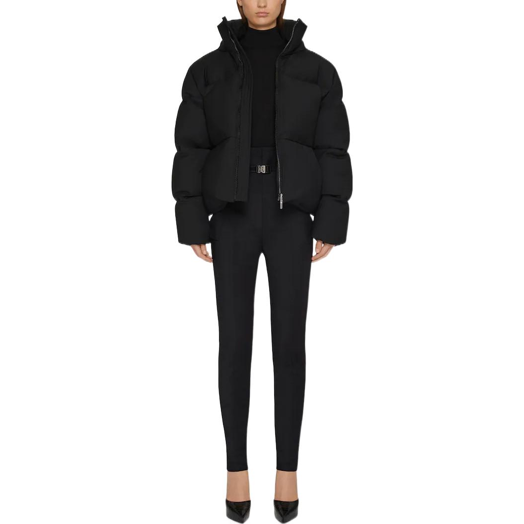 Lookbook (Women) Givenchy SS23 Black Hoodie Jacket with Logo Print BW00J11014-001