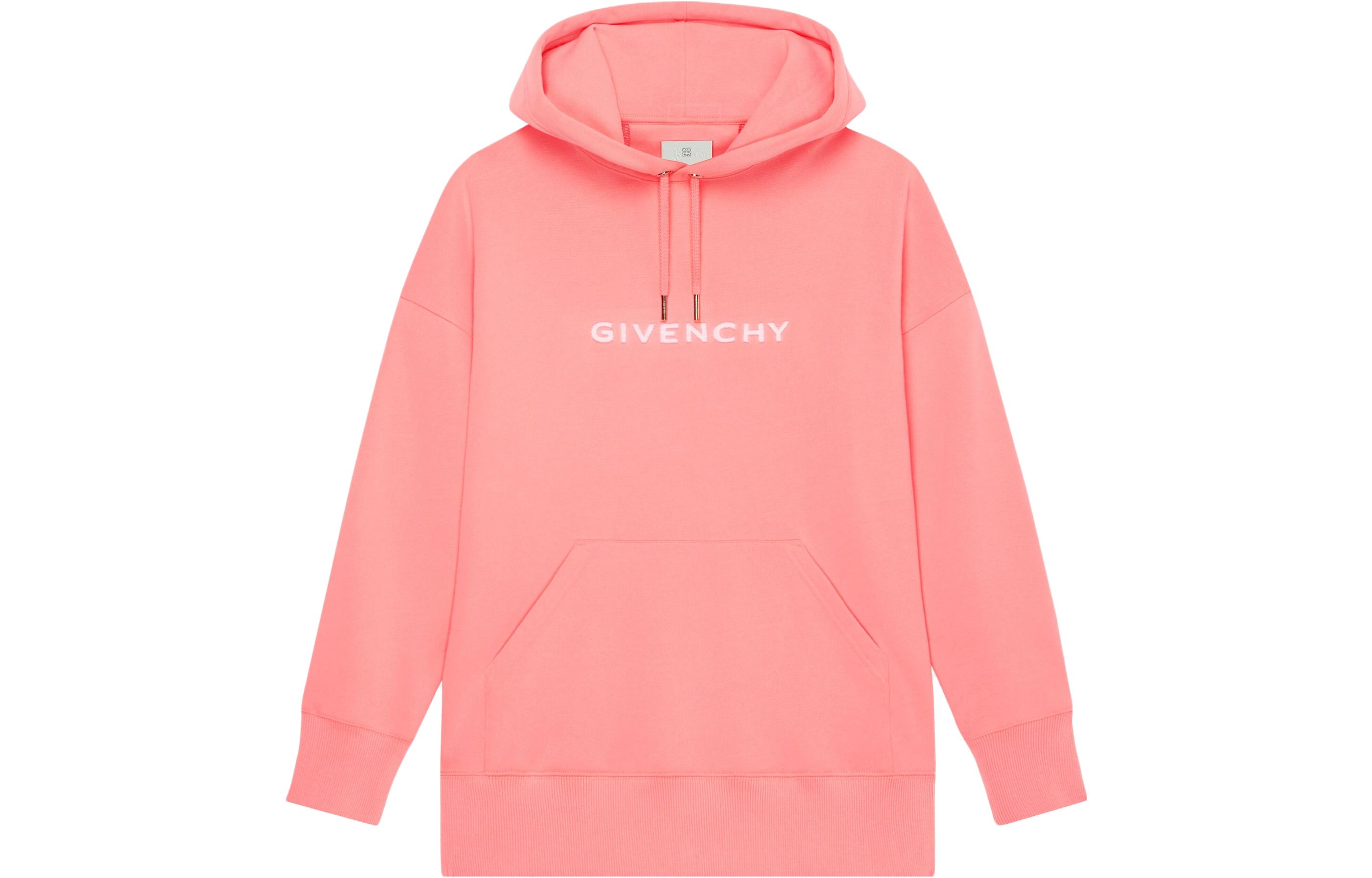 (Women) Givenchy SS23 Coral Letter Print Hoodie . BWJ01Z3YA2-685 圖 2
