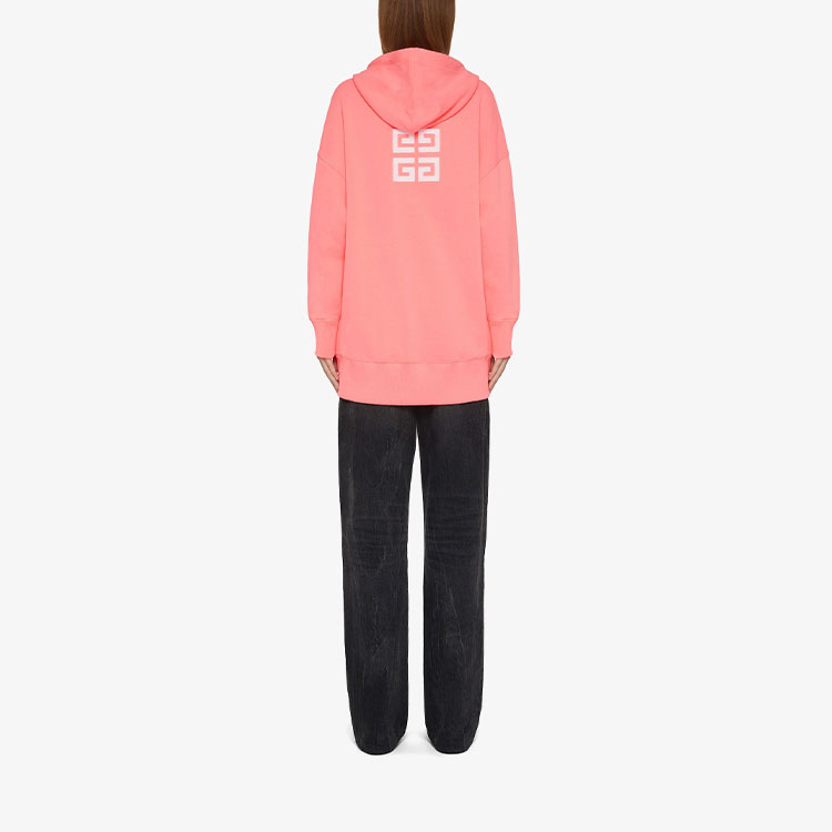 (Women) Givenchy SS23 Coral Letter Print Hoodie . BWJ01Z3YA2-685 圖 5