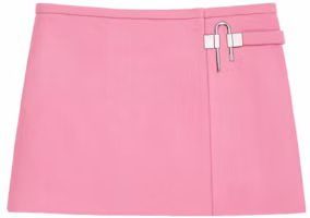 Order (Women) Givenchy SS23 Pink Solid Color U-Lock Short Skirt for Women. BW40NJ14ND-670