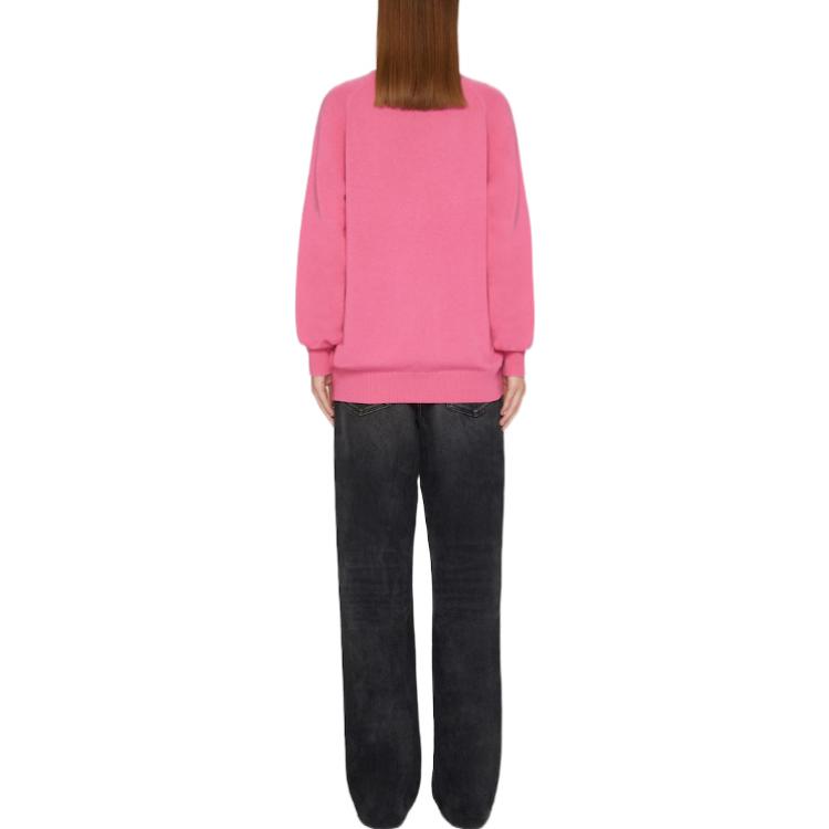 Shop (W) 纪梵希 SS23 亮粉色经典Logo圆领毛衣. BW908N4ZEQ-670