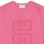 Details for (Women) Givenchy SS23 Solid Logo Crewneck Pullover Sweater Bright Pink. BW908N4ZEQ-670