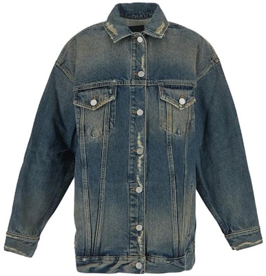 (W) 纪梵希 SS23 女士蓝色水洗牛仔夹克休闲翻领款式。 BW00JW5Y5J427 Order (W) 纪梵希 SS23 女士蓝色水洗牛仔夹克休闲翻领款式。 BW00JW5Y5J427