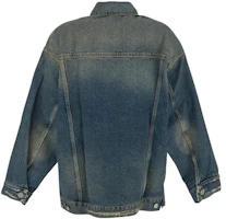 Lookbook (Women) Givenchy SS23 Washed Denim Jacket Women’s Blue Casual Collar Style. BW00JW5Y5J427