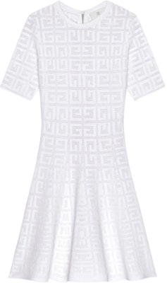 (W) 纪梵希 SS23 白色提花短袖连衣裙 女款 BW21DJ4ZA4-100 Buy (W) 纪梵希 SS23 白色提花短袖连衣裙 女款 BW21DJ4ZA4-100