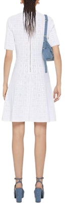 (W) 纪梵希 SS23 白色提花短袖连衣裙 女款 BW21DJ4ZA4-100 Shop (W) 纪梵希 SS23 白色提花短袖连衣裙 女款 BW21DJ4ZA4-100