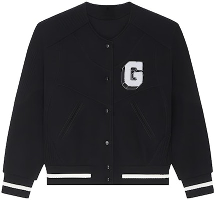 (W) GIVENCHY SS24 黑色刺繡字母G飛行夾克外套 BW00N44ZKF-001 Buy (W) GIVENCHY SS24 黑色刺繡字母G飛行夾克外套 BW00N44ZKF-001