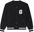 Order (W) GIVENCHY SS24 黑色刺繡字母G飛行夾克外套 BW00N44ZKF-001