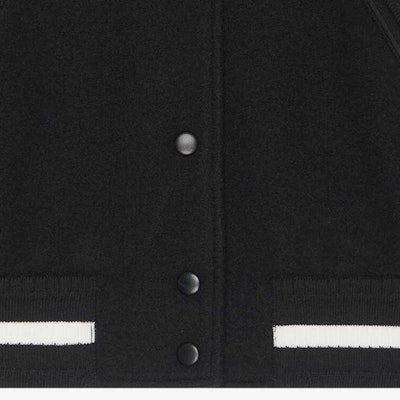 (W) GIVENCHY SS24 黑色刺繡字母G飛行夾克外套 BW00N44ZKF-001 Sizing (W) GIVENCHY SS24 黑色刺繡字母G飛行夾克外套 BW00N44ZKF-001