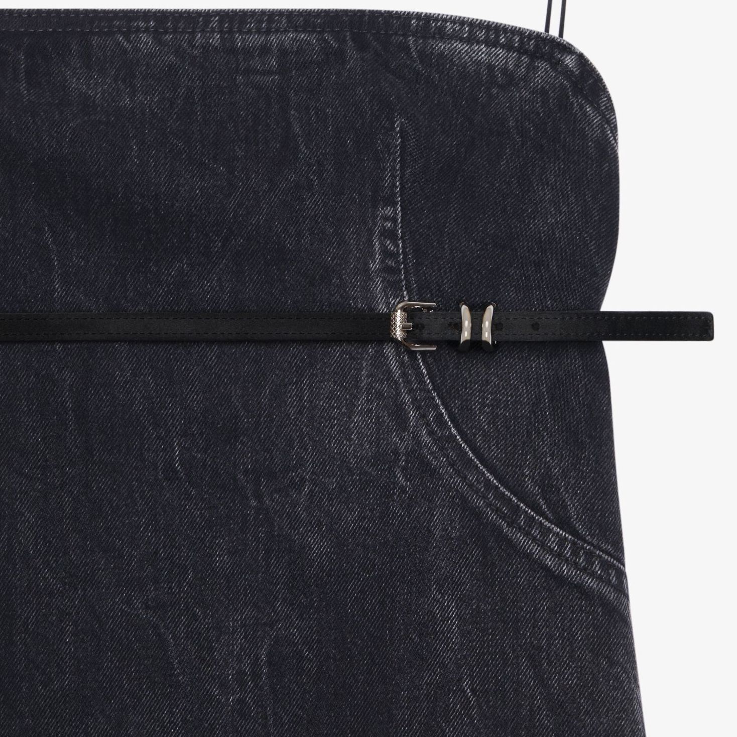 Details for (W) ジバンシィ SS24 ブラック ミディスリップドレス ソリッドカラー ウエストジッパー付き BW221F5Y3P-001