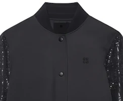 Details for (W) GIVENCHY SS24 黑色單排扣外套,鑲嵌水鑽設計。 BW00NK15AX-001