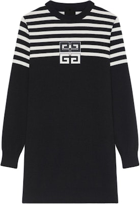 (W) 纪梵希SS24拼色条纹黑色长袖短款连衣裙 BW21XU4ZL1-001 Buy (W) 纪梵希SS24拼色条纹黑色长袖短款连衣裙 BW21XU4ZL1-001