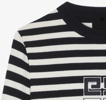 (W) 纪梵希SS24拼色条纹黑色长袖短款连衣裙 BW21XU4ZL1-001 Details for (W) 纪梵希SS24拼色条纹黑色长袖短款连衣裙 BW21XU4ZL1-001