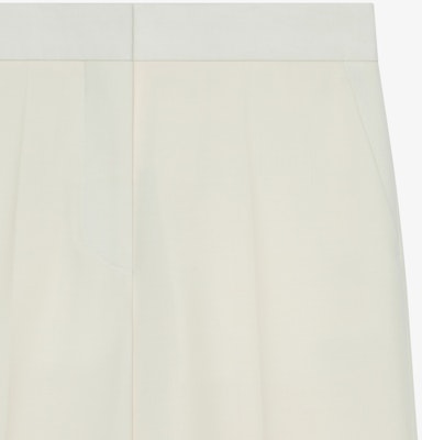 (W) ジバンシィ SS24 ローウエスト プリーツ フレアパンツ ベージュ BW5143100H-150 Sizing (W) ジバンシィ SS24 ローウエスト プリーツ フレアパンツ ベージュ BW5143100H-150