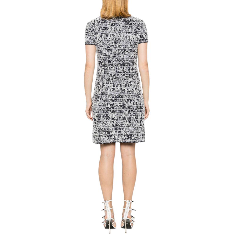 Shop (W) ジバンシィ SS24 オールオーバープリント ミディTシャツドレス レディース ブラック. BW224W4ZME
