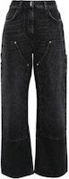 (Women) GIVENCHY SS24 Faded High-Waist Zipper Straight-Leg Jeans Women’s Black BW513G5Y7E-011 (Women) GIVENCHY SS24 Faded High-Waist Zipper Straight-Leg Jeans Women’s Black BW513G5Y7E-011