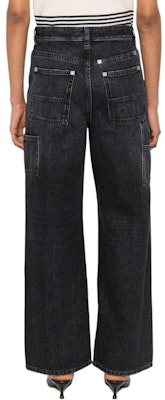 (W) GIVENCHY SS24 Jeans Hitam Wanita High-Waist Zipper Straight-Leg Faded BW513G5Y7E-011 Shop (W) GIVENCHY SS24 Jeans Hitam Wanita High-Waist Zipper Straight-Leg Faded BW513G5Y7E-011