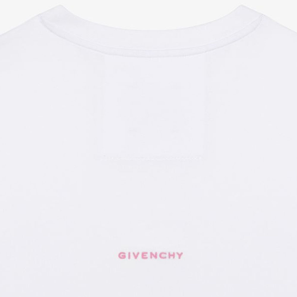 Details for (W) 纪梵希 SS24 爱心标志刺绣短袖迷你连衣裙 女款 白色 BW20AH3YEH-149