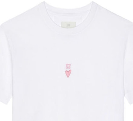 (W) 纪梵希 SS24 爱心标志刺绣短袖迷你连衣裙 女款 白色 BW20AH3YEH-149 Sizing (W) 纪梵希 SS24 爱心标志刺绣短袖迷你连衣裙 女款 白色 BW20AH3YEH-149