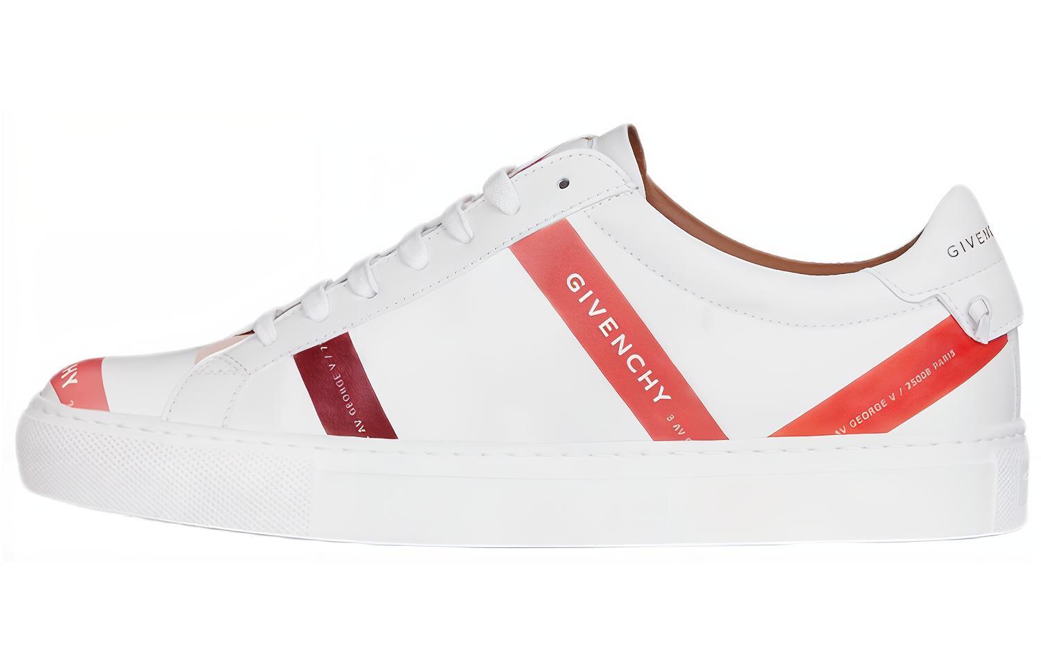 (W) Givenchy Strap Leather Sneaker 'White Pink'