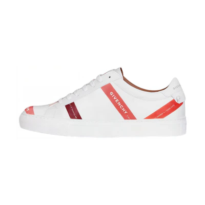 (W) Givenchy Strap Leather Sneaker 'White Pink'