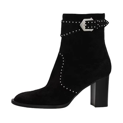 (W) Givenchy Suede Studded Boot 'Black Fashion'