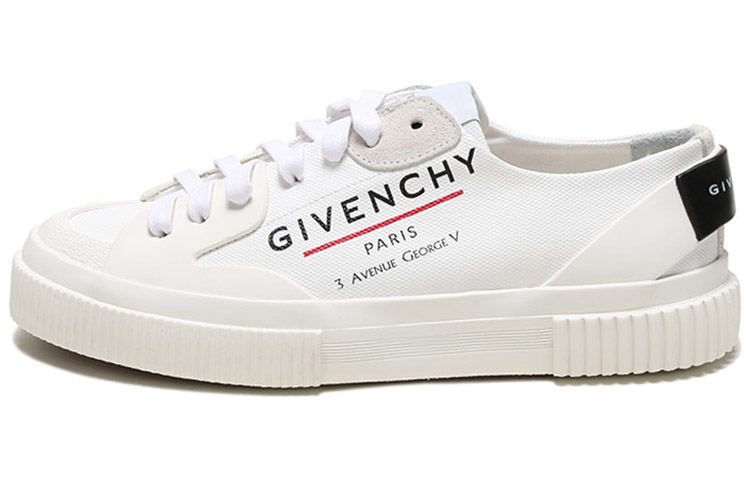 Buy (W) Givenchy Tennis Light Sneaker 'Address Logo Print - Putih' BE000PE0PF-100