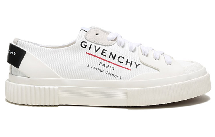 Order (W) Givenchy Tennis Light Sneaker 'Address Logo Print - Putih' BE000PE0PF-100