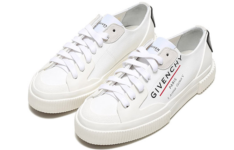 Lookbook (W) Givenchy Tennis Light Sneaker 'Address Logo Print - Putih' BE000PE0PF-100