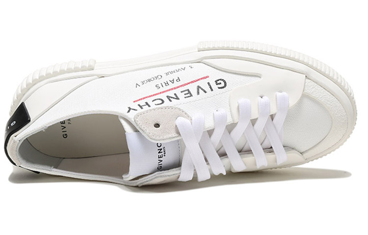 (W) Givenchy Tennis Light Sneaker 'Address Logo Print - White' 圖 5
