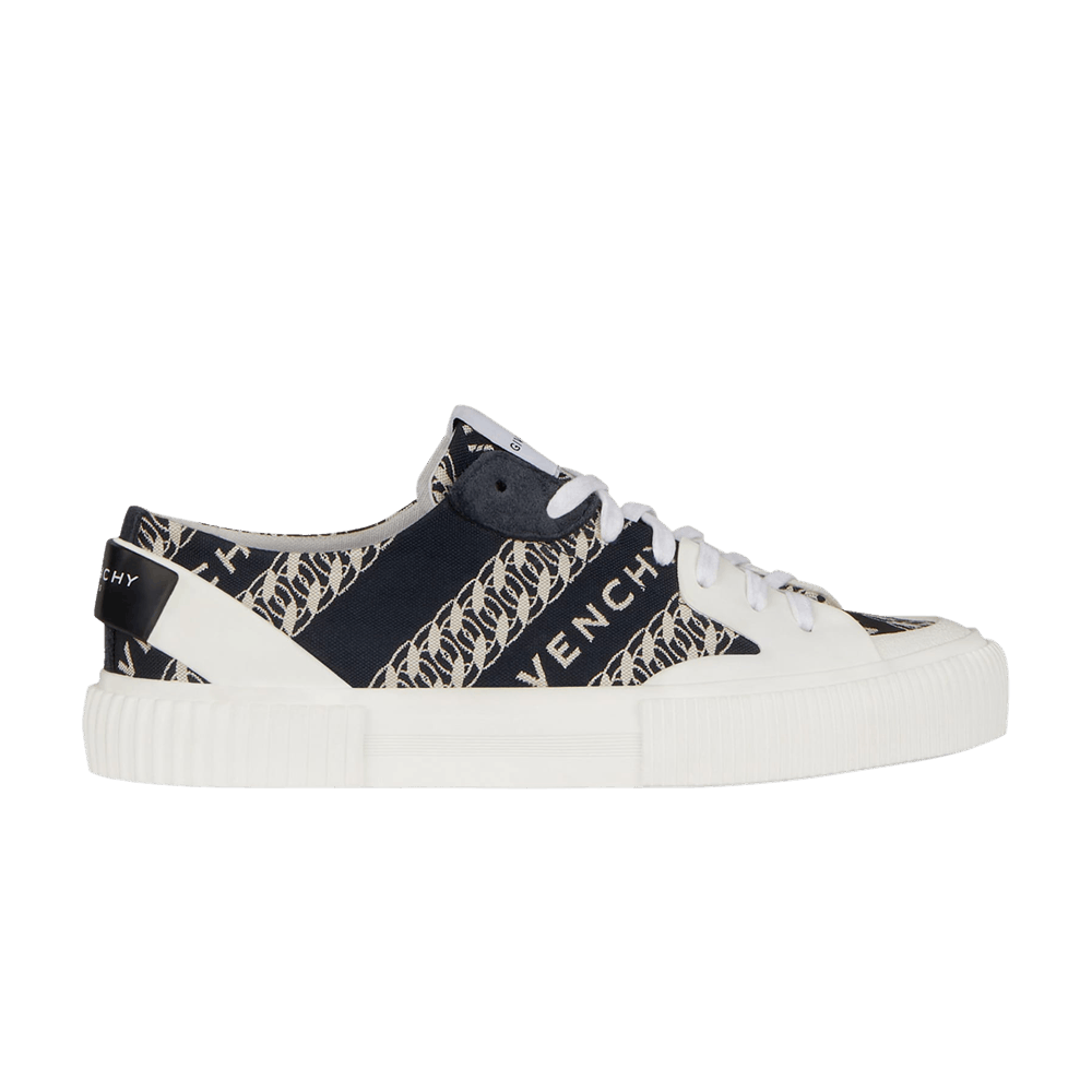 (Women) Givenchy Tennis Light Sneaker 'Chain Logo - Navy' BE000PE0PT-411