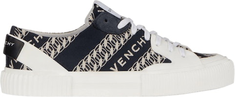 (Women) Givenchy Tennis Light Sneaker 'Chain Logo - Navy' BE000PE0PT-411 (Women) Givenchy Tennis Light Sneaker 'Chain Logo - Navy' BE000PE0PT-411