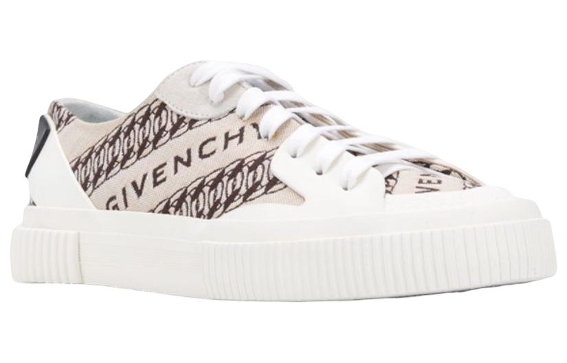 (W) Givenchy Tennis Light Sneaker 'Chain Logo - Beige' 圖 2