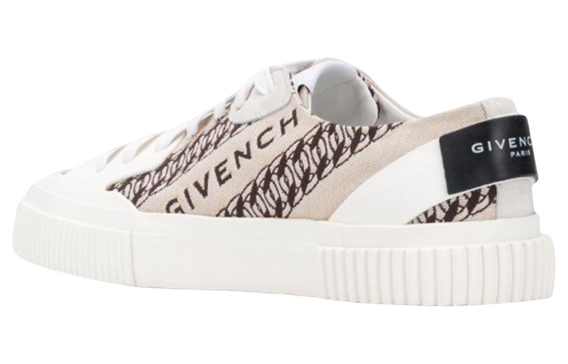 (W) Givenchy Tennis Light Sneaker 'Chain Logo - Beige' 圖 3
