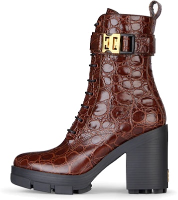 (Women) Givenchy Terra Boot 'Crocodile Embossed Brown Leather' BE603QE1AV-204 Buy (Women) Givenchy Terra Boot 'Crocodile Embossed Brown Leather' BE603QE1AV-204