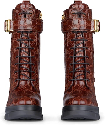 (Women) Givenchy Terra Boot 'Crocodile Embossed Brown Leather' BE603QE1AV-204 Order (Women) Givenchy Terra Boot 'Crocodile Embossed Brown Leather' BE603QE1AV-204