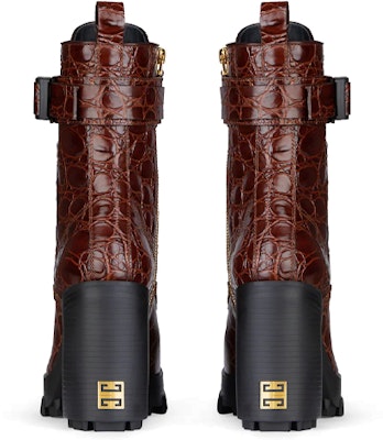 (Women) Givenchy Terra Boot 'Crocodile Embossed Brown Leather' BE603QE1AV-204 Lookbook (Women) Givenchy Terra Boot 'Crocodile Embossed Brown Leather' BE603QE1AV-204