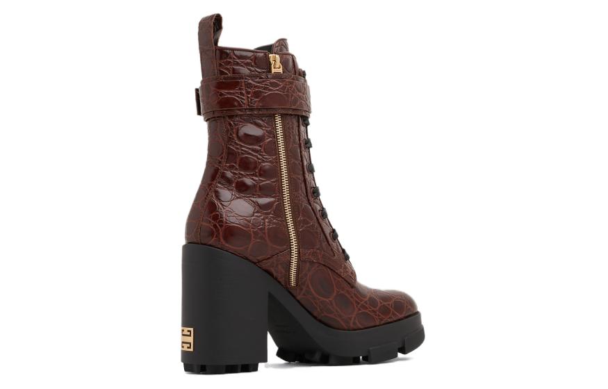 Shop (W) Botas Givenchy Terra 'Cuero Marrón Grabado Cocodrilo' BE603QE1AV-204